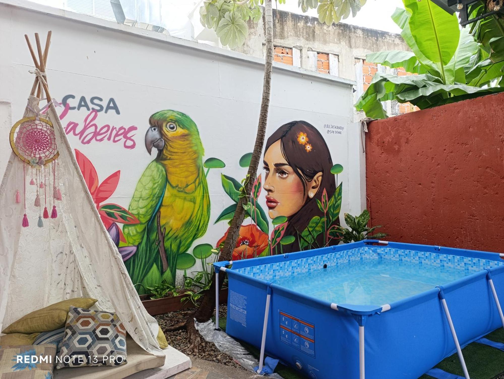 Hospedaje Casa Cultural Saberes เนย์บา ภายนอก รูปภาพ